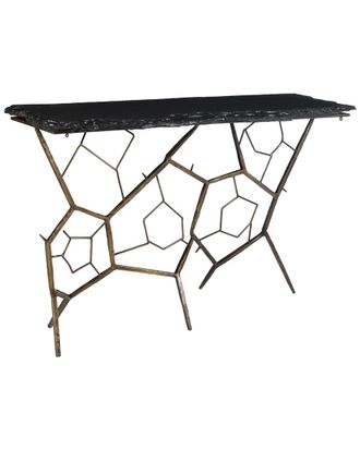 Moe's Discontinued Moes Home Collection Nate Slate Console Table