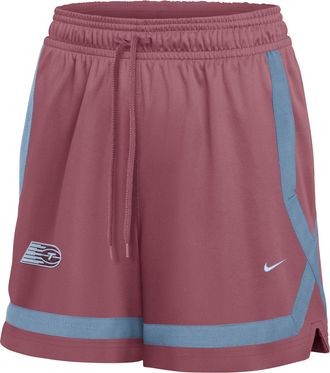 Nike Toronto Tempo Nike Womens Studio Fleece 5 Shorts in Red | IR0882-654