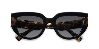 Etnia Barcelona Mambo No.12 Polarized BKBR Womens Sunglasses Black Size 52