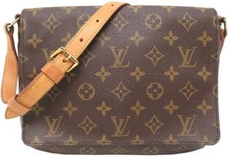 Louis Vuitton Pre-owned Shoulder Bag - Dames - Vintage Schoudertas - Bruin - ONE Size - Vintage