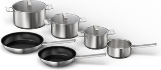 Bosch Juego De Utensilios De Cocina De Acero Inoxidable De 6 Piezas - Hez9se060
