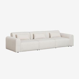 Sklum Sof&aacute; Modular De 3 Piezas En Borreguito Borjan Sklum