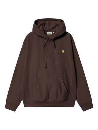 Carhartt Work in Progress pocket hoodie - Marrone