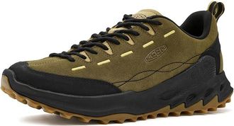 Keen Jasper Zionic Sneaker Mens Shoes Dark Olive/Khaki : 10.5 D - Medium, Leather