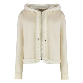 Moncler Dames, Sweatshirts & Hoodies, Beige, Maat: S Katoen