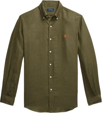 Ralph Lauren Heren, Overhemden, Groen, Maat: L