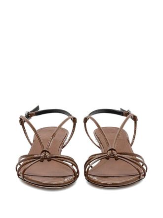 Aeyde Amara Patent Calf Leather Tobacco