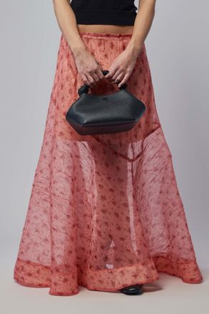 Ganni Shibori Organza Fluid Skirt