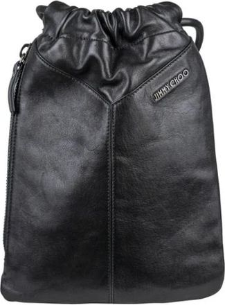 Jimmy Choo London Pre-owned Handtas - Dames - Vintage Tas - Zwart - ONE Size - Leer - Vintage