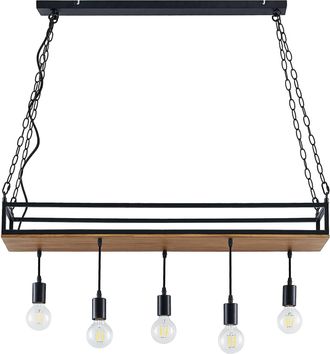 Lindby Lindby L&aacute;mpara Colgante kirista En Negro De Metal