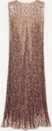 Valentino Midi Dress In Millefiori Allover Flowerism Lurex Woman MULTICOLOUR 36