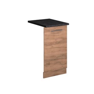 Vicco Panel Frontal Del Lavavajillas Fame-line, Roble Dorado, 45 Cm, Et Antracita Vicco