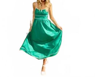 Pinch Design Emerald Breeze Midi Dress In Green