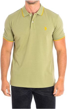 U.S.Polo Association Polo Shirts - Heren - Polos - Groen - S - Katoen - Tops