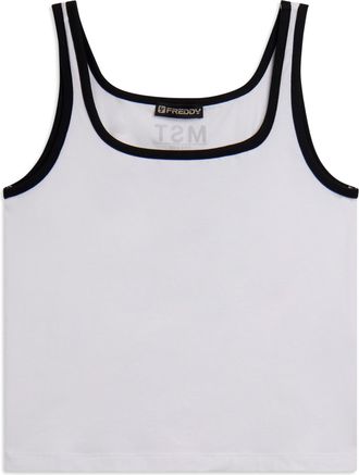 Freddy Canotta slim con bordi a contrasto