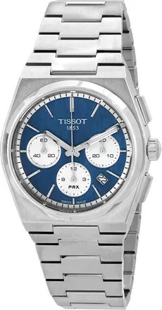 Tissot PRX Chronograph Automatic Blue Dial Mens Watch T1374271104100