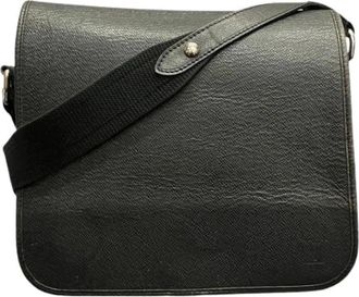 Louis Vuitton Pre-owned Cross Body Bags, male, Black, Size: ONE SIZE Pre-owned Andrei Taiga Shoulder Bag