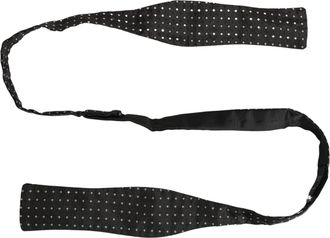 Dolce & Gabbana Silk Polka Dot Bow Tie - Black