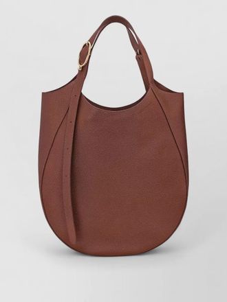 Longchamp leather xl shopper bag