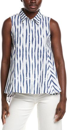 Gracia High Low Sleeveless Printed Top