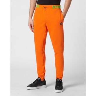 Philipp Plein Jogging Trousers Skull&Amp;Bones Men in Orangefluo at Nordstrom, Size Xxx-Large