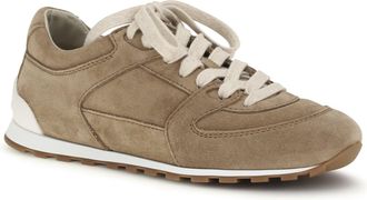 Brunello Cucinelli Womens Suede Sneakers Antilope