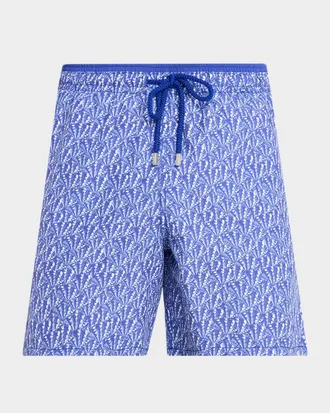 Vilebrequin Men & apos;s Graphic Shells Swim Trunks