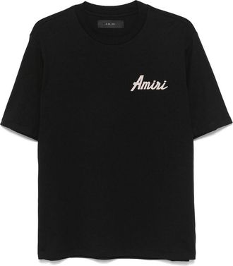 Amiri Short Sleeve T-Shirt With Writing
