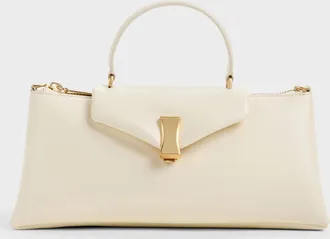 Charles & Keith Lilibet Elongated Top Handle Bag