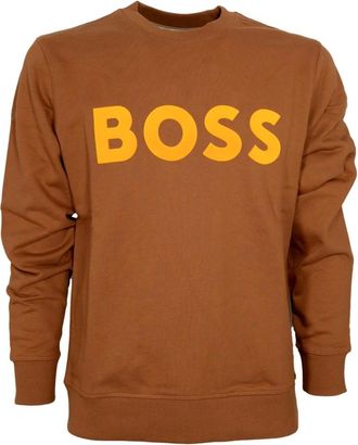 HUGO BOSS Stadler 192 Sweatshirt - Heren - Sweatshirts - Bruin - XL - Katoen - Hoodies & sweatvesten
