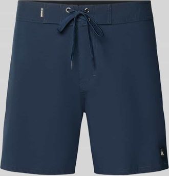 Quiksilver Regular Fit Shorts mit Logo-Stitching Modell Kaimana in Marine, Gr&ouml;&szlig;e 30