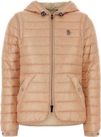 Moncler Pink Quilted Hood Jacket