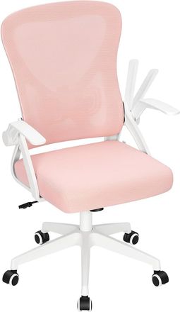 Woltu Woltu Silla De Oficina Ergon&oacute;mica Con Reposabrazos Y Soporte Lumbar, Silla De Escritorio Con Funci&oacute;n De Inclinaci&oacute;n Y Giro De 360&deg;, Rosa