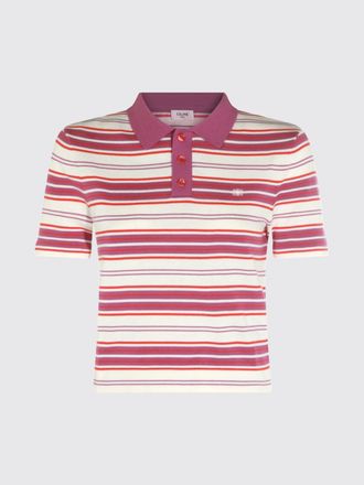 Celine Polo in cotone a righe