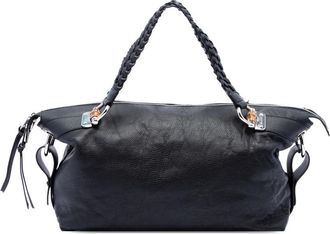 Gucci Pre-owned Gucci Large Pebbled Calfskin Bamboo Bar Tote Ladies HA4FTTTZOJQ8WR66