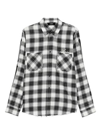Amiri Bons plaid shirt - Black