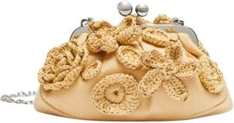 Max Mara Clutches, female, Beige, Size: ONE SIZE Pasticcino Bag Small