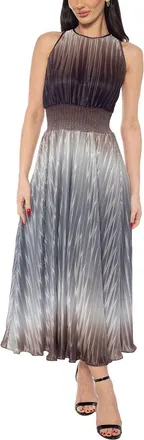 OLEG CASSINI Printed Maxi Dress