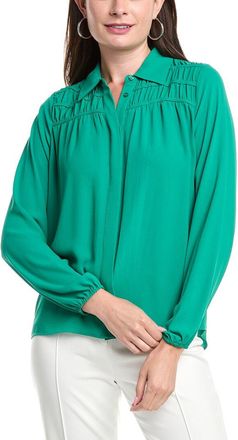 T Tahari Button-Down Blouse