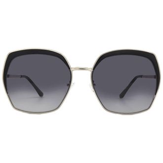 Guess Smoke Gradient Butterfly Ladies Sunglasses GF0410 32B 59