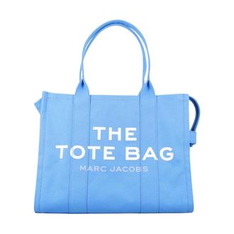 Marc Jacobs Tote Bags, female, Blue, Size: ONE SIZE Canvas Tote Bag for Daily Essentials