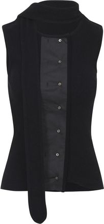 Christophe Lemaire Asymmetrical Fitted Top