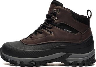 Cotswold Calmsden Waterproof Memory Foam Mens - Brown Rubber - Size UK 10