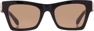 Ferragamo Ferragamo Brown Cat Eye Ladies Sunglasses SF2013S 011 52
