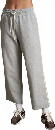 perfectwhitetee Claud Pureform Cropped Pants In Heather Grey