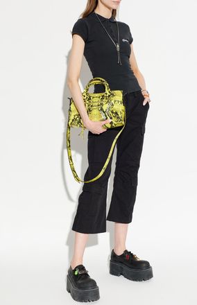 Balenciaga Cotton Polo, Womens, Black