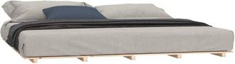 vidaXL Vidaxl - Bed Frame without Mattress 180x200 cm Super King Solid Wood Pine