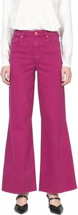 Dear John Denim Womens Fiona Wide Leg Jeans In Beaujolais