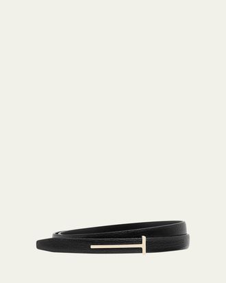 Tom Ford Slim T Leather Belt