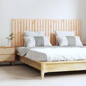 vidaXL Cabecero De Cama De Pared Madera Maciza De Pino 166x3x60 Cm Vidaxl